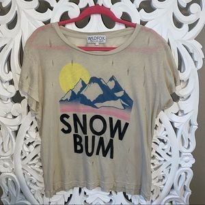 Wild Fox “Snow Bum” shirt / never worn